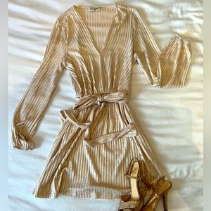 Fun gold dress - Holiday Party perfection!